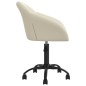 Esszimmerstühle 2 Stk. Drehbar Creme Samt Esszimmerstühle 2 Stk. Drehbar Creme Samt