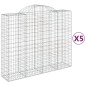vidaXL Gabionen mit Hochbogen 5 Stk. 200x50x160/180cm Verzinktes Eisen vidaXL Gabionen mit Hochbogen 5 Stk. 200x50x160/180cm Verzinktes Eisen