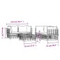 vidaXL 5-tlg. Garten-Lounge-Set mit Kissen Anthrazit Poly Rattan vidaXL 5-tlg. Garten-Lounge-Set mit Kissen Anthrazit Poly Rattan