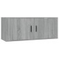 vidaXL 5-tlg. TV-Schrank-Set Grau Sonoma Holzwerkstoff vidaXL 5-tlg. TV-Schrank-Set Grau Sonoma Holzwerkstoff
