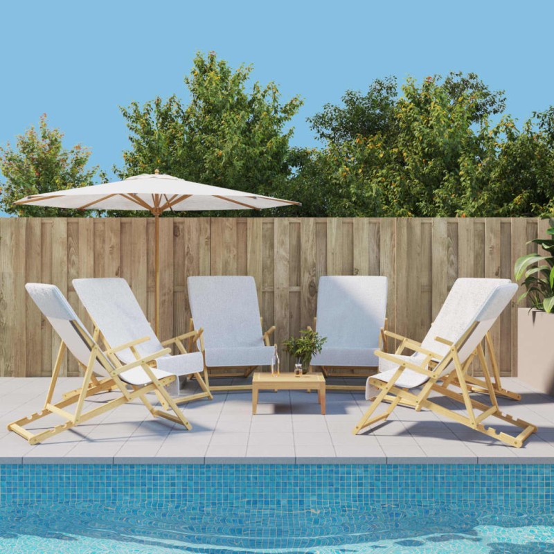 vidaXL Strandtücher 6 Stk. Weiß 60x135 cm Stoff 400 GSM vidaXL Strandtücher 6 Stk. Weiß 60x135 cm Stoff 400 GSM