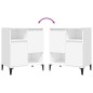 vidaXL Sideboards 2 Stk. Weiß 60x35x70 cm Holzwerkstoff vidaXL Sideboards 2 Stk. Weiß 60x35x70 cm Holzwerkstoff