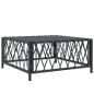 vidaXL 6-tlg. Garten-Lounge-Set mit Kissen Anthrazit Stahl vidaXL 6-tlg. Garten-Lounge-Set mit Kissen Anthrazit Stahl