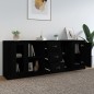 vidaXL Sideboards 3 Stk. Schwarz Holzwerkstoff vidaXL Sideboards 3 Stk. Schwarz Holzwerkstoff