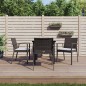 vidaXL 5-tlg. Garten-Essgruppe mit Kissen Poly Rattan und Stahl vidaXL 5-tlg. Garten-Essgruppe mit Kissen Poly Rattan und Stahl