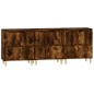 vidaXL Sideboards 3 Stk. Räuchereiche 60x35x70 cm Holzwerkstoff vidaXL Sideboards 3 Stk. Räuchereiche 60x35x70 cm Holzwerkstoff