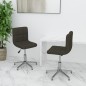 Drehbare Esszimmerstühle 2 Stk. Braun Kunstleder Drehbare Esszimmerstühle 2 Stk. Braun Kunstleder