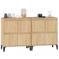 vidaXL Sideboards 2 Stk. Sonoma-Eiche 60x35x70 cm Holzwerkstoff vidaXL Sideboards 2 Stk. Sonoma-Eiche 60x35x70 cm Holzwerkstoff