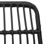 vidaXL 7-tlg. Garten-Essgruppe Schwarz Poly Rattan vidaXL 7-tlg. Garten-Essgruppe Schwarz Poly Rattan