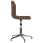 Esszimmerstühle 2 Stk. Drehbar Braun Stoff Esszimmerstühle 2 Stk. Drehbar Braun Stoff