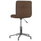 Esszimmerstühle 2 Stk. Drehbar Braun Stoff Esszimmerstühle 2 Stk. Drehbar Braun Stoff