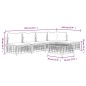 vidaXL 6-tlg. Garten-Lounge-Set mit Kissen Anthrazit Poly Rattan vidaXL 6-tlg. Garten-Lounge-Set mit Kissen Anthrazit Poly Rattan