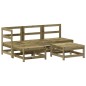 vidaXL 5-tlg. Garten-Lounge-Set mit Kissen Imprägniertes Kiefernholz vidaXL 5-tlg. Garten-Lounge-Set mit Kissen Imprägniertes Kiefernholz