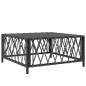 vidaXL 5-tlg. Garten-Lounge-Set mit Kissen Anthrazit Stahl vidaXL 5-tlg. Garten-Lounge-Set mit Kissen Anthrazit Stahl