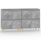 vidaXL Sideboards 2 Stk. Betongrau 60x35x70 cm Holzwerkstoff vidaXL Sideboards 2 Stk. Betongrau 60x35x70 cm Holzwerkstoff