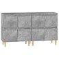 vidaXL Sideboards 2 Stk. Betongrau 60x35x70 cm Holzwerkstoff vidaXL Sideboards 2 Stk. Betongrau 60x35x70 cm Holzwerkstoff