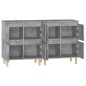 vidaXL Sideboards 2 Stk. Betongrau 60x35x70 cm Holzwerkstoff vidaXL Sideboards 2 Stk. Betongrau 60x35x70 cm Holzwerkstoff