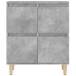 vidaXL Sideboards 2 Stk. Betongrau 60x35x70 cm Holzwerkstoff vidaXL Sideboards 2 Stk. Betongrau 60x35x70 cm Holzwerkstoff