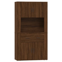 vidaXL Highboard Braun Eichen-Optik Holzwerkstoff