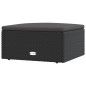 vidaXL 6-tlg. Garten-Lounge-Set mit Kissen Schwarz Poly Rattan vidaXL 6-tlg. Garten-Lounge-Set mit Kissen Schwarz Poly Rattan