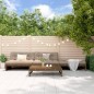 vidaXL 4-tlg. Garten-Lounge-Set mit Kissen Honigbraun Massivholz vidaXL 4-tlg. Garten-Lounge-Set mit Kissen Honigbraun Massivholz
