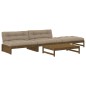 vidaXL 4-tlg. Garten-Lounge-Set mit Kissen Honigbraun Massivholz vidaXL 4-tlg. Garten-Lounge-Set mit Kissen Honigbraun Massivholz
