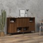 vidaXL Sideboards 2 Stk. Braun Eichen-Optik 60x35x70 cm Holzwerkstoff vidaXL Sideboards 2 Stk. Braun Eichen-Optik 60x35x70 cm Holzwerkstoff