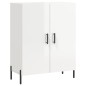 Highboard Hochglanz-Weiß 69,5x34x180 cm Holzwerkstoff Highboard Hochglanz-Weiß 69,5x34x180 cm Holzwerkstoff