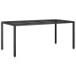 vidaXL 9-tlg. Garten-Essgruppe mit Kissen Schwarz Poly Rattan vidaXL 9-tlg. Garten-Essgruppe mit Kissen Schwarz Poly Rattan