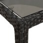 vidaXL 9-tlg. Garten-Essgruppe mit Kissen Schwarz Poly Rattan vidaXL 9-tlg. Garten-Essgruppe mit Kissen Schwarz Poly Rattan