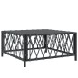vidaXL 9-tlg. Garten-Lounge-Set mit Kissen Anthrazit Stahl vidaXL 9-tlg. Garten-Lounge-Set mit Kissen Anthrazit Stahl