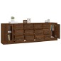 vidaXL Sideboards 3 Stk. Braun Eichen-Optik Holzwerkstoff vidaXL Sideboards 3 Stk. Braun Eichen-Optik Holzwerkstoff