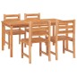 vidaXL 5-tlg. Garten-Essgruppe Massivholz Teak vidaXL 5-tlg. Garten-Essgruppe Massivholz Teak