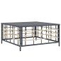 vidaXL 10-tlg. Garten-Lounge-Set mit Kissen Anthrazit Poly Rattan vidaXL 10-tlg. Garten-Lounge-Set mit Kissen Anthrazit Poly Rattan