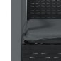 vidaXL 5-tlg. Garten-Essgruppe mit Kissen Poly Rattan und Stahl vidaXL 5-tlg. Garten-Essgruppe mit Kissen Poly Rattan und Stahl