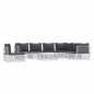 vidaXL 8-tlg. Garten-Lounge-Set mit Kissen Weiß Stahl vidaXL 8-tlg. Garten-Lounge-Set mit Kissen Weiß Stahl