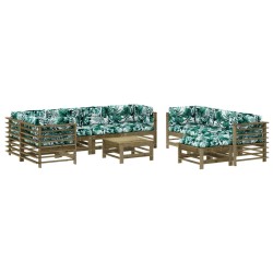 vidaXL 10-tlg. Garten-Lounge-Set mit Kissen Kiefernholz Imprägniert