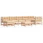 vidaXL 8-tlg. Garten-Lounge-Set mit Kissen Massivholz vidaXL 8-tlg. Garten-Lounge-Set mit Kissen Massivholz