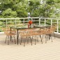 vidaXL 9-tlg. Garten-Essgruppe Poly Rattan vidaXL 9-tlg. Garten-Essgruppe Poly Rattan