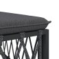 vidaXL 8-tlg. Garten-Lounge-Set mit Kissen Anthrazit Stahl vidaXL 8-tlg. Garten-Lounge-Set mit Kissen Anthrazit Stahl
