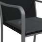vidaXL 3-tlg. Garten-Essgruppe mit Kissen Poly Rattan und Stahl vidaXL 3-tlg. Garten-Essgruppe mit Kissen Poly Rattan und Stahl