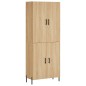 vidaXL Highboard Sonoma-Eiche 69,5x34x180 cm Holzwerkstoff vidaXL Highboard Sonoma-Eiche 69,5x34x180 cm Holzwerkstoff
