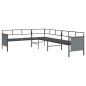 vidaXL 2-tlg. Garten-Lounge-Set Anthrazit Stahl vidaXL 2-tlg. Garten-Lounge-Set Anthrazit Stahl