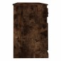 vidaXL Schreibtisch mit Stauraum Räuchereiche Holzwerkstoff vidaXL Schreibtisch mit Stauraum Räuchereiche Holzwerkstoff