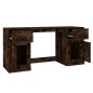 vidaXL Schreibtisch mit Stauraum Räuchereiche Holzwerkstoff vidaXL Schreibtisch mit Stauraum Räuchereiche Holzwerkstoff