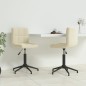 Esszimmerstühle 2 Stk. Drehbar Creme Samt Esszimmerstühle 2 Stk. Drehbar Creme Samt