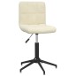 Esszimmerstühle 2 Stk. Drehbar Creme Samt Esszimmerstühle 2 Stk. Drehbar Creme Samt