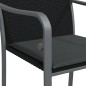 vidaXL 9-tlg. Garten-Essgruppe mit Kissen Poly Rattan und Stahl vidaXL 9-tlg. Garten-Essgruppe mit Kissen Poly Rattan und Stahl