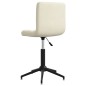 Esszimmerstühle 2 Stk. Drehbar Creme Samt Esszimmerstühle 2 Stk. Drehbar Creme Samt