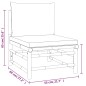 vidaXL 3-tlg. Garten-Lounge-Set mit Taupe Kissen Bambus vidaXL 3-tlg. Garten-Lounge-Set mit Taupe Kissen Bambus